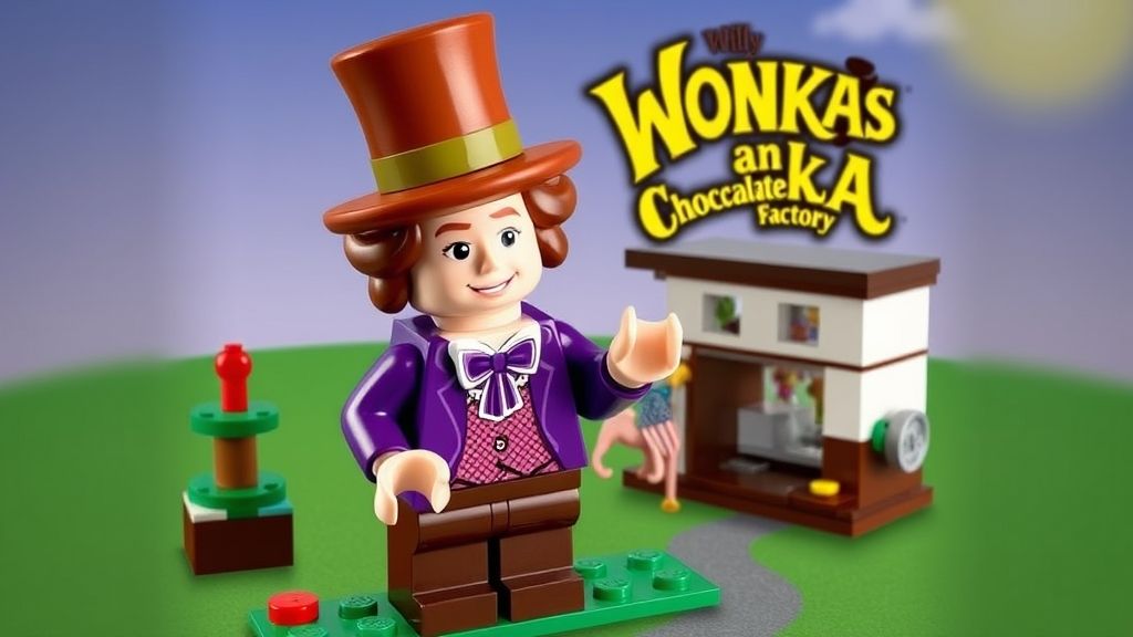 乐高推出《查理和巧克力工厂》主题积木套装,重温童年奇幻之旅